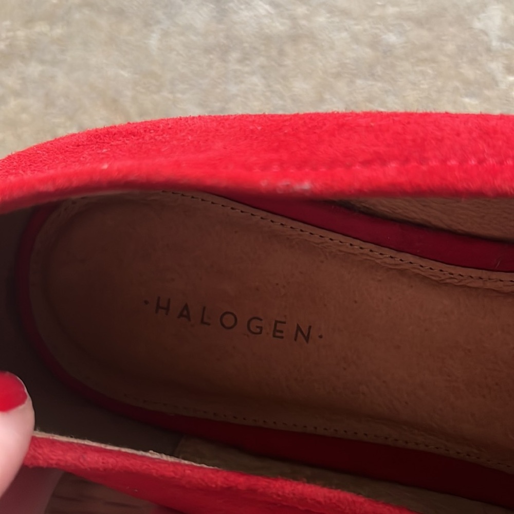 Halogen Red Suede Loafers - Picture 10 of 13